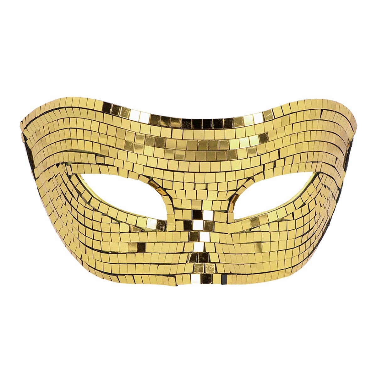 Ögonmask, disco guld
