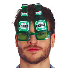 Glasögon, ölflaskor