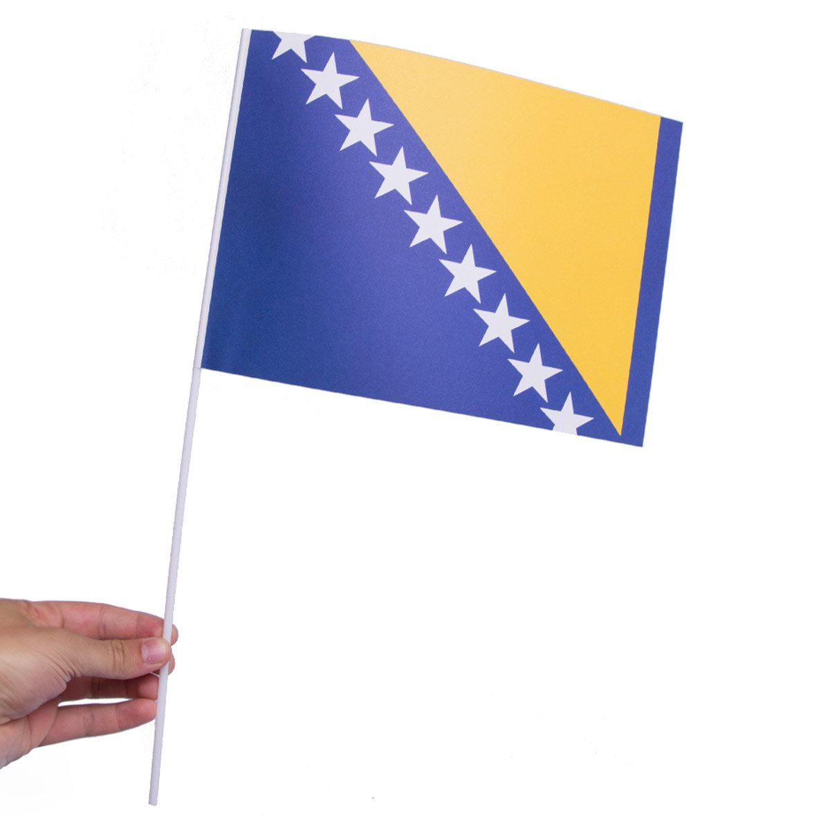 Pappersflagga, Bosnien Hercegovina 27x20 cm
