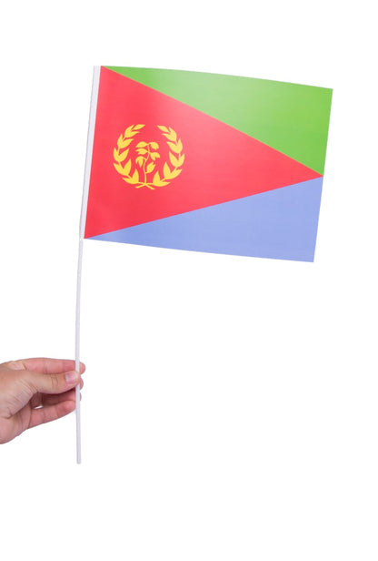 Pappersflagga, Eritrea 27x20 cm