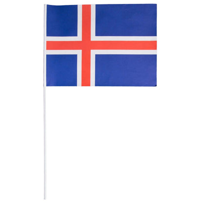 Pappersflagga, Island 27x20 cm