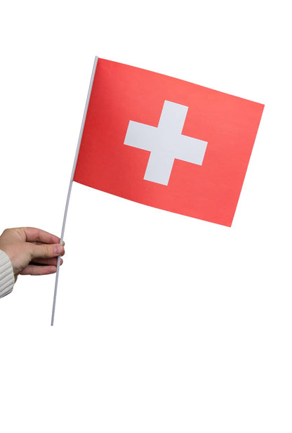 Pappersflagga, Schweiz 27x20 cm