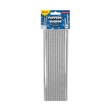 Papperssugrör, silver 20 st