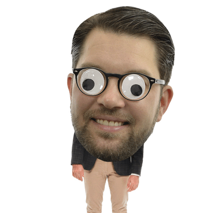 Pappmask jumbo, Jimmie Åkesson