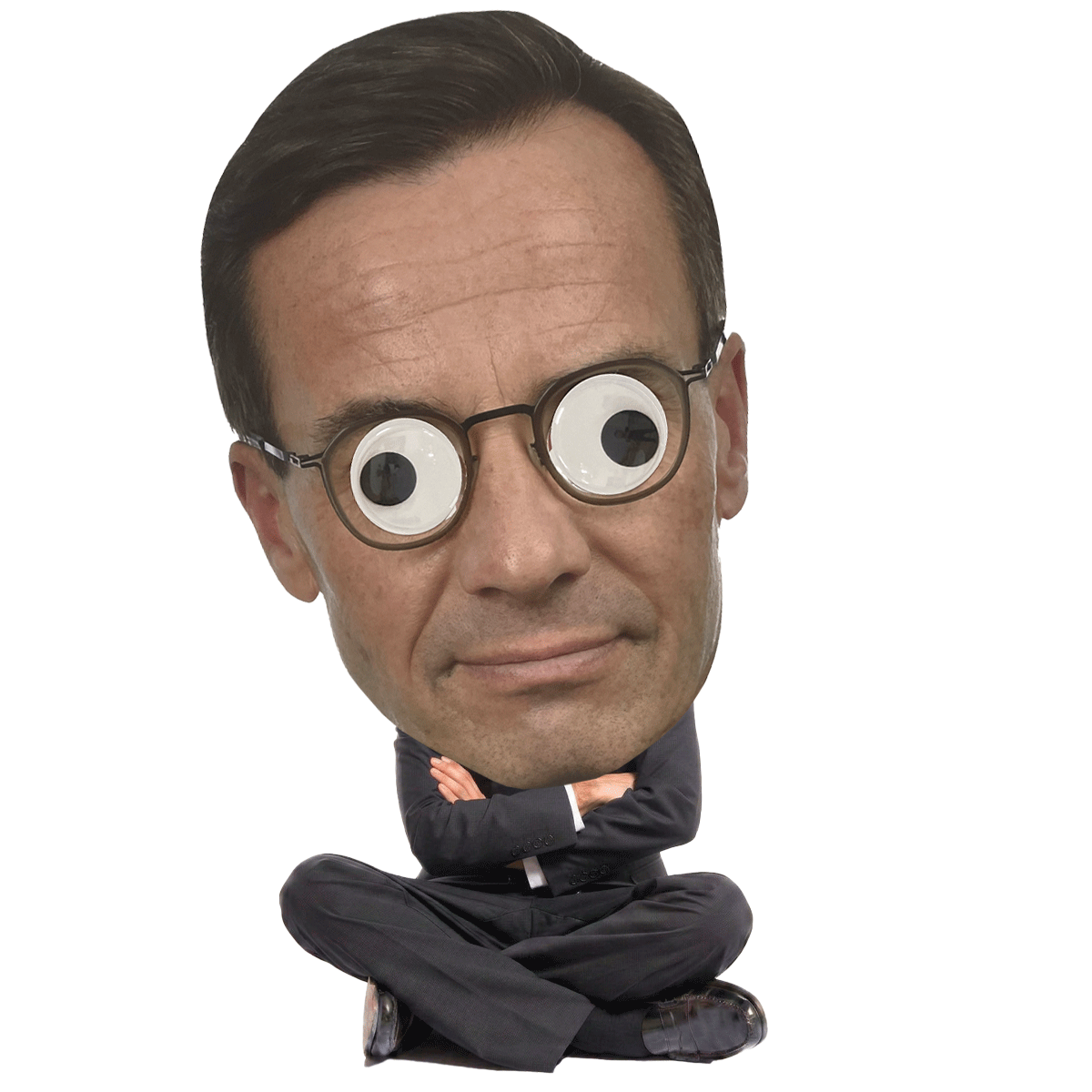 Pappmask jumbo, Ulf Kristersson