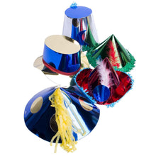 Partyhattar, blandade färger