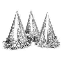 Partyhattar, silver 6 st