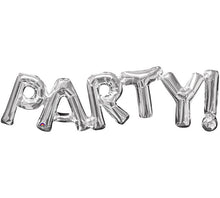 Ballonggirlang, party silver