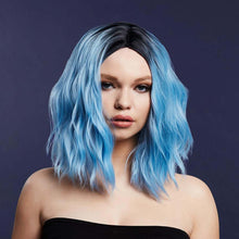 Peruk, Fever Cara Wig Two Toned Blend Baby Blue