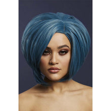 Peruk, Fever Savanna Wig True Blend Petrol Blue