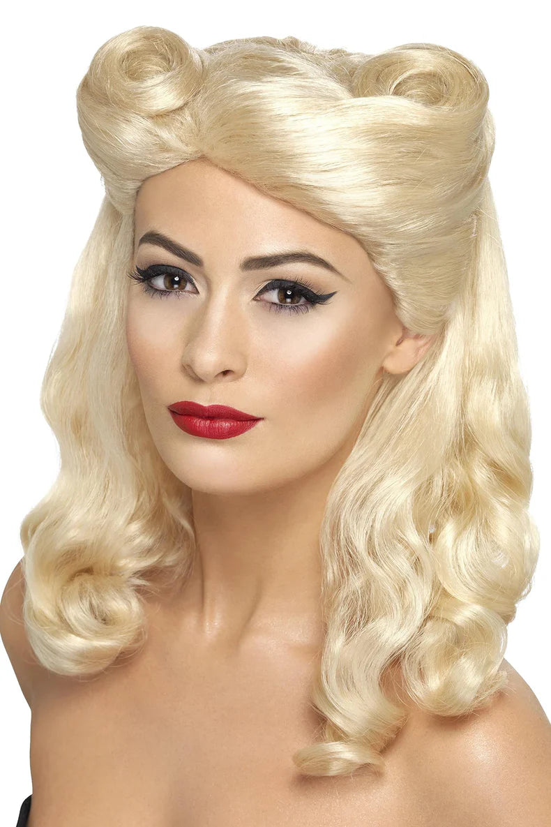 Peruk, 40-tal pin-up blond