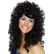 Peruk, 80-tal boogie babe svart