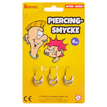 Piercingsmycke, 6 st