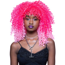 Peruk, Manic Panic Pink Passion Ombre Curl Girl