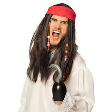 Piratkrok, svart 19x9 cm