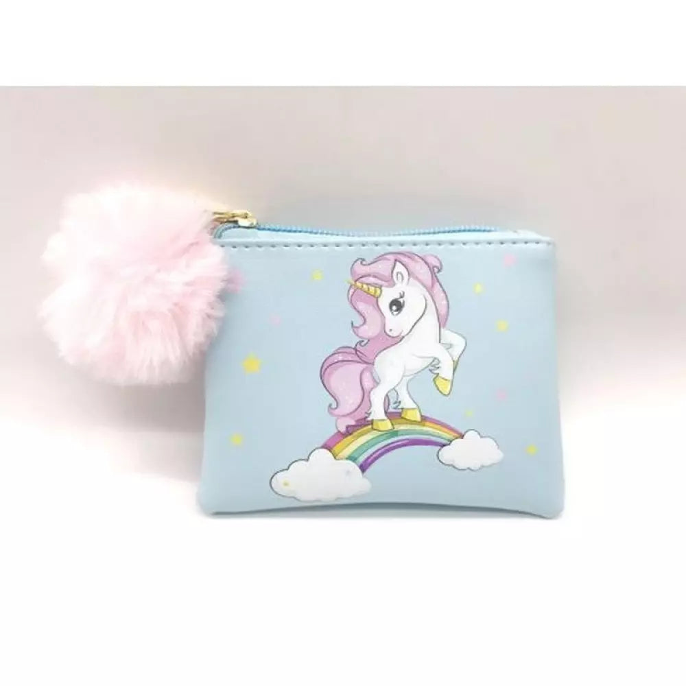 BÖRS ENHÖRNING BLÅ TINKA WALLET