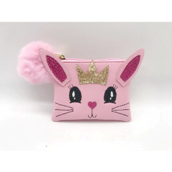 BÖRS KANIN ROSA TINKA WALLET