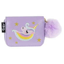 PLÅNBOK LILA UNICORN TINKA WALLET