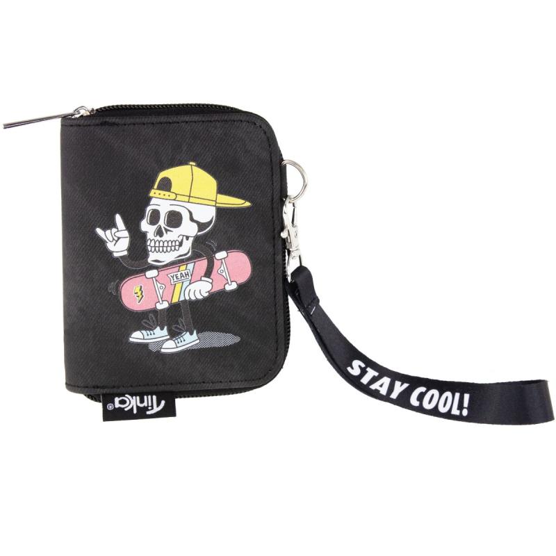 BÖRS SKELETT M SKATEBORD TINKA WALLET