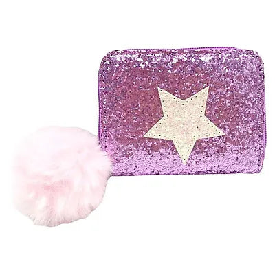 PLÅNBOK GLITTER STJÄRNA TINKA WALLET