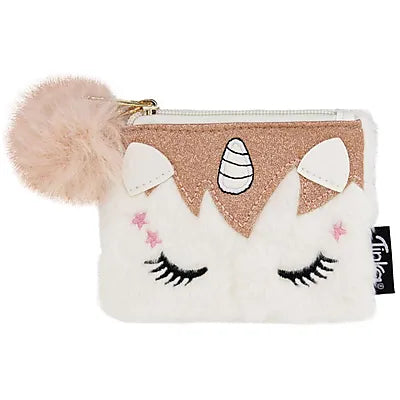BÖRS UNICORN VIT TINKA WALLET