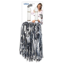 Pompom, glitter silver