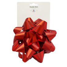 Presentrosett, metallic röd 1 st