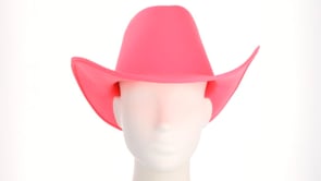 Cowboyhatt, neon rosa