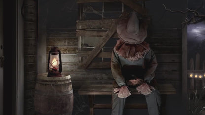 Animerade props, sittande fågelskrämma