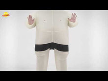 Uppblåsbardräkt, ridande dinosaurie