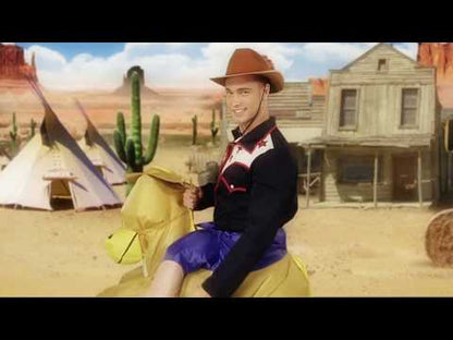 Uppblåsbardräkt, cowboy