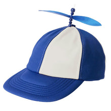 Propellerkeps, blå/vit