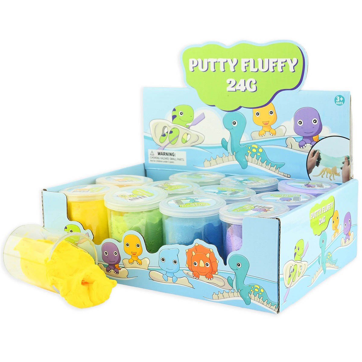 Putty slime, fluffy 7 cm