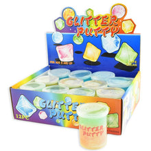 Putty slime, glitter 7 cm