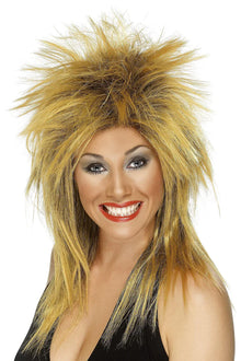 Peruk, 80-tal rock diva brun