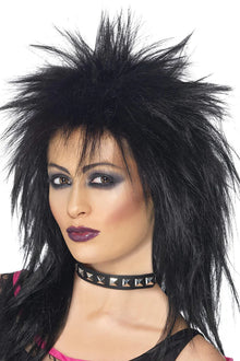 Peruk, 80-tal rock diva svart