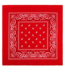 Bandana, röd 55x55 cm