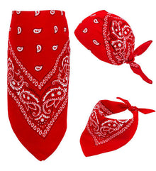 Bandana, röd 55x55 cm