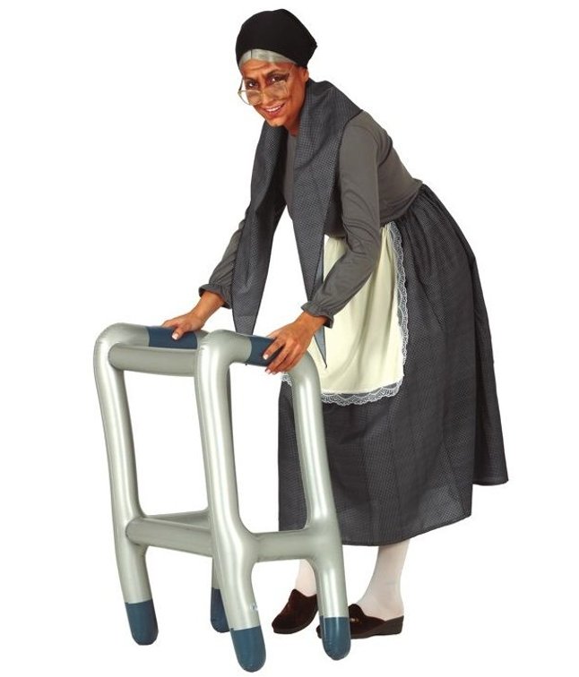 Uppblåsbar rollator, 50x84 cm