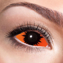 Scleralinser, demon orange 6 mån