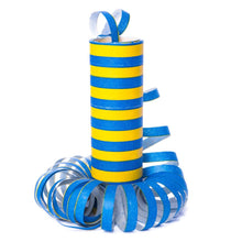 Serpentiner, blå/gul 1 st