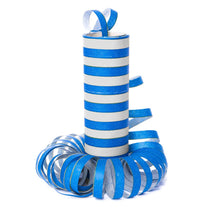 Serpentin, blå/vit 1 st