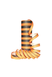 Serpentin, svart/orange 1 st