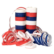 Serpentiner, röd/vit/blå 2 st