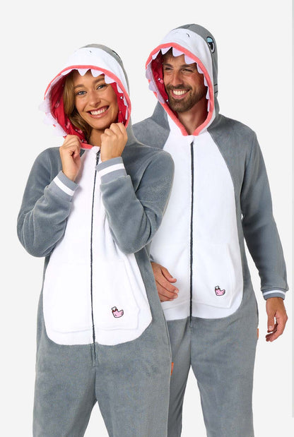 Opposuits onesies, shark XS