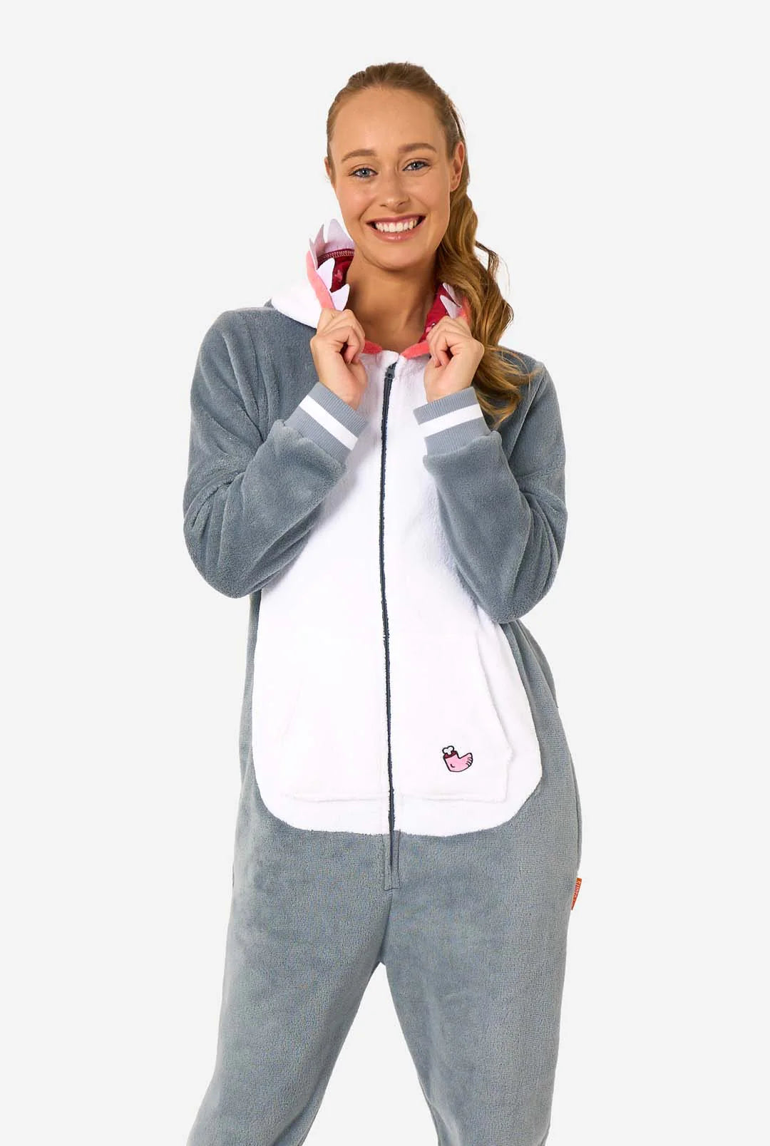 Opposuits onesies, shark XS