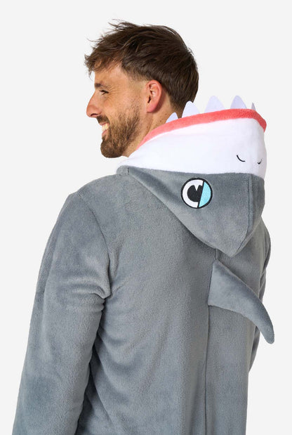 Opposuits onesies, shark XS