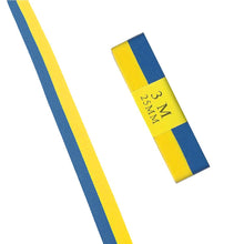 Sidenband, blå/gula 3mx25mm