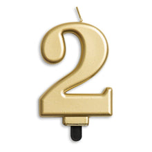 Sifferljus, 2 guld metallic