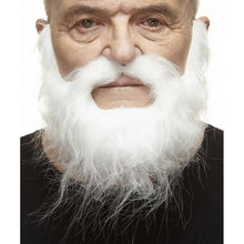 Mustasch med skägg, piomeer vit